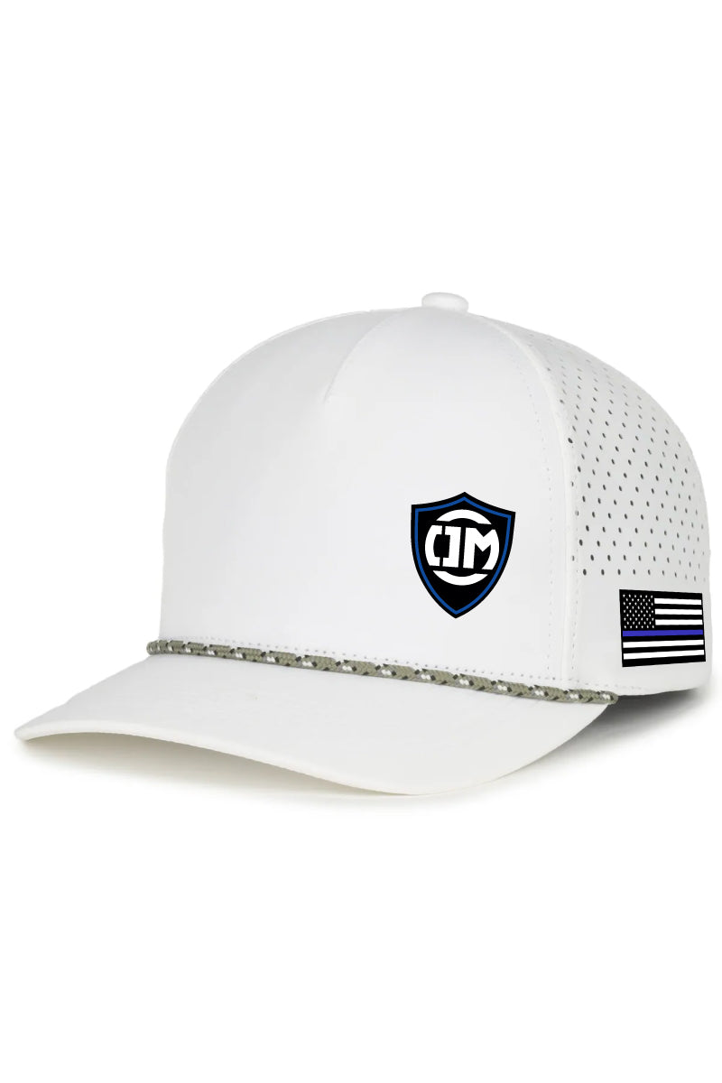 OM Badge Laser Perforated Performance Cap – Officer Messer Merch