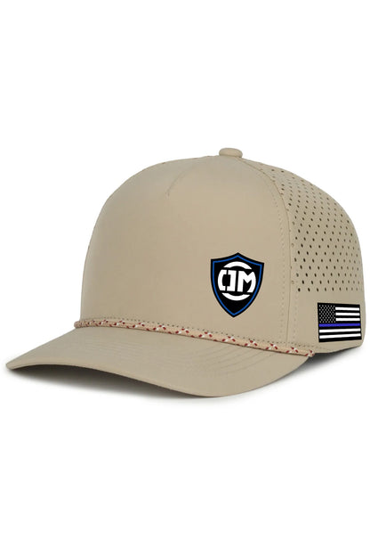 OM Badge Laser Perforated Performance Cap